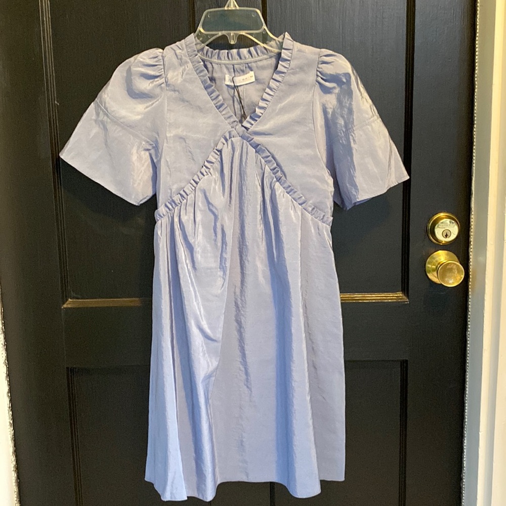 Zara 13-14 Girls Blue Dress, NWT